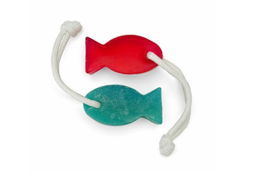 These fish soaps on a rope are just right for that outdoor shower that gets so much use. (chanceco.com) These fish soaps on a rope are just right for that outdoor shower that gets so much use. (chanceco.com)