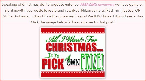 All I want for Christmas Giveaway All I want for Christmas Giveaway