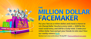 Singapore Changi Airport Million Dollar Facemaker
