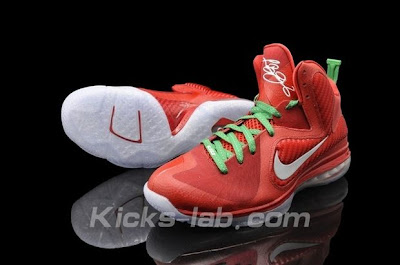 christmas lebron 9s