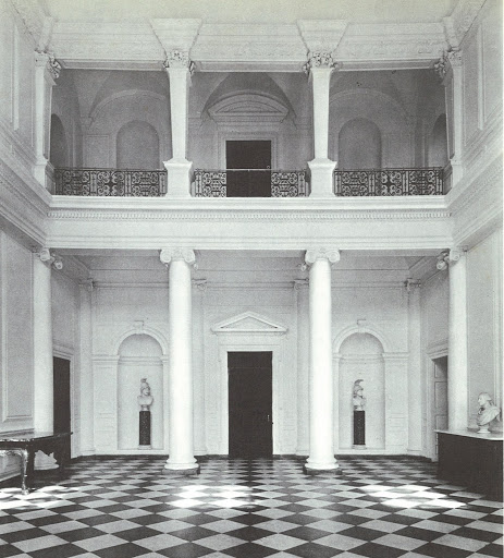 The entrance hall of the Castletown, designed by Sir Edward Lovett Pearce. The entrance hall of the Castletown, designed by Sir Edward Lovett Pearce.