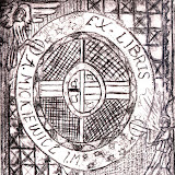 Ex-libris d'A. Mickiewicz i.m. 1997; C3 C5/eau-forte, aquatinte;