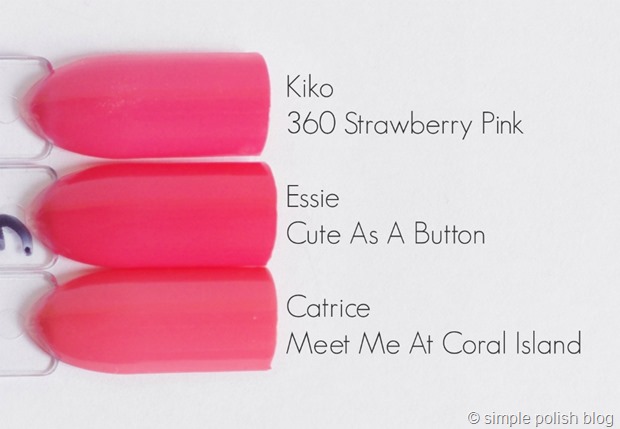 Essie-cute-as-a-button-dupe-kiko-360-catrice-meet-me-at-coral-island-2