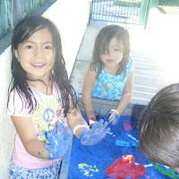 Water and Sand Table Fun 7.9.12