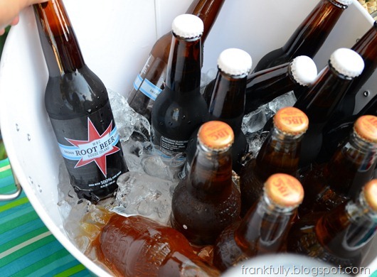 Goose Island root beer and IBC cream soda