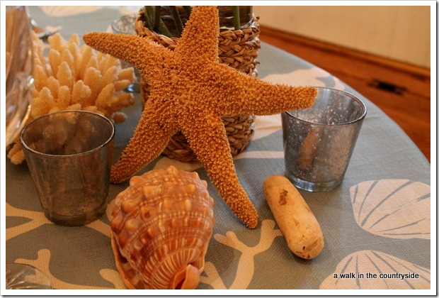 sea shell centerpiece