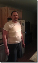 Tom in his brace