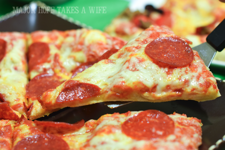 DiGiorno Pepperoni is even better with stuffed crust. Looking for a fun party for your teenage boy? Why not throw a Football video game party? Easy ideas for how to entertain kiddos during the Big Game. Features DiGiorno pizza, personalized football cups, free printable lanyards, and an incredible recipe for football shaped ice cream sandwiches! #GameTimeMVP #CollectiveBias #ad DiGiorno Pepperoni is even better with stuffed crust. Looking for a fun party for your teenage boy? Why not throw a Football video game party? Easy ideas for how to entertain kiddos during the Big Game. Features DiGiorno pizza, personalized football cups, free printable lanyards, and an incredible recipe for football shaped ice cream sandwiches! #GameTimeMVP #CollectiveBias #ad