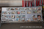 Gruesome photos of the dead and wounded are prominently displayed in front of the field hospital converted from a mosque. Change Square, Sana'a, Yemen. ساحة التغيير بصنعاء اليمن