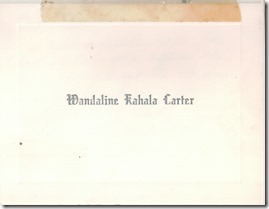 Wandaline Carter