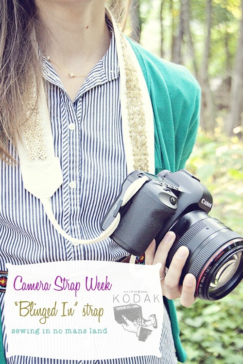 blinged in camera strap tutorial