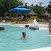 Infinity Pool with fountain at Blue Jaz