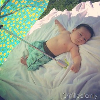 babyg3 ready to swim