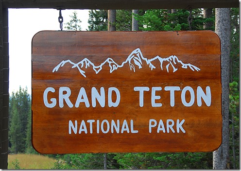Grand Teton Sign
