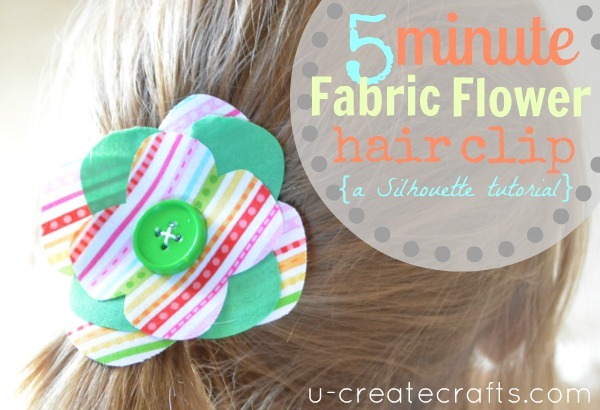 Tutoriel Silhouette Tissu à fleurs ... ADORABLE!