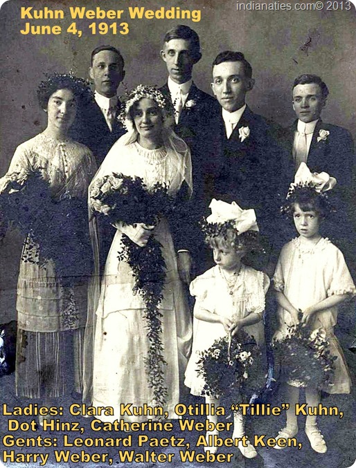 Kuhn Weber Wedding - Harry and Tillie  1913