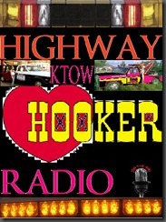 HIGHWAY HOOKER RADIO BANNER VERTICLE