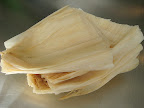 The husks must be soaked overnight in cool water to make them pliable and to keep the dough from sticking to them.