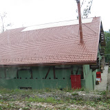 The cabin. 3 stories, purpose-built with holding areas, food prep, kitchen/bathroom/surveillance/meeting rooms etc