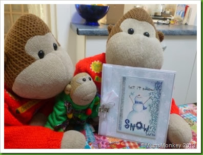 Let it snow snowman card