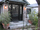Leaded beveled diamond  entry way and window in a private residence in San Jose, CA.