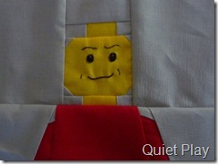 Lego block face