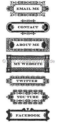Black and White sidebar buttons