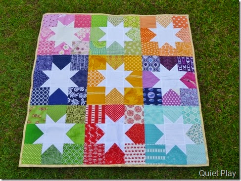 Rainbow Stars quilt