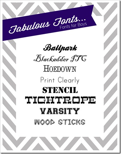 baseball fonts