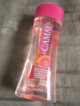 camay dynamique grapefruit shower gel, bitsanddtreats