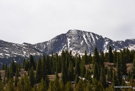 Looking back towards Durango