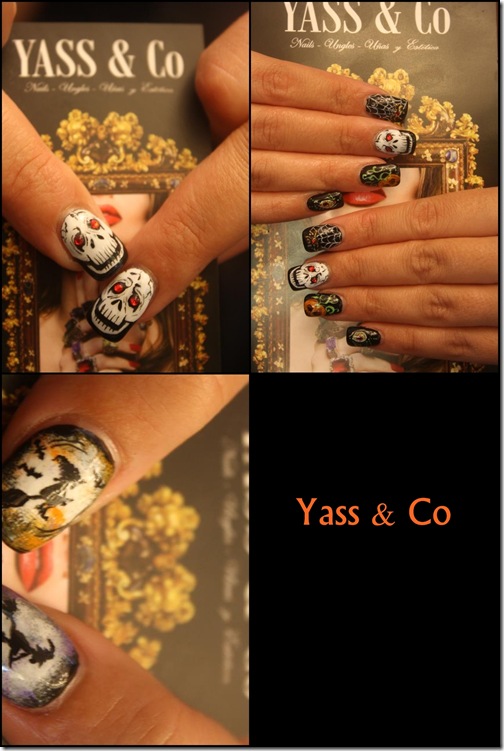 uñas diseño de uñas Halloween de Yass & Co.
