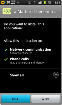 Installasi m-Mathurat Installasi m-Mathurat