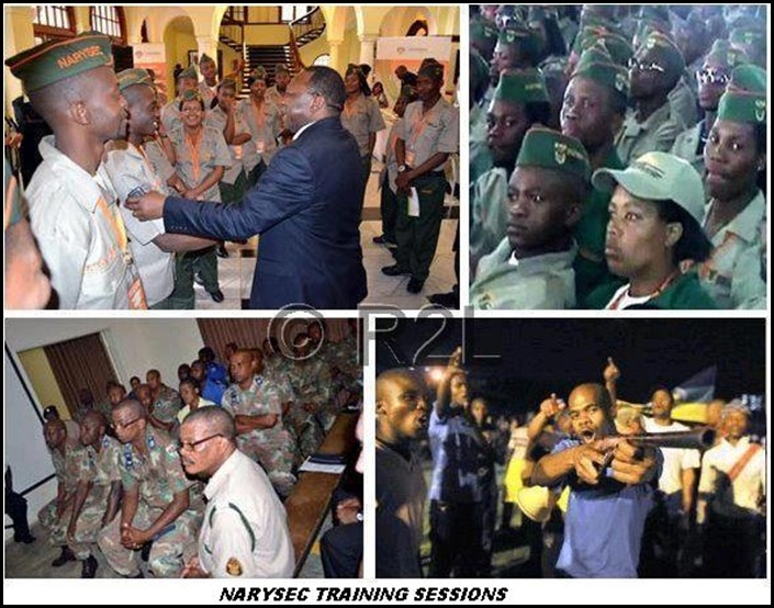 NARYSEC BLACK YOUTHS TRAINED TO CONFISCATE WHITE FARMS