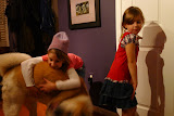 goofballs playing with the dog.