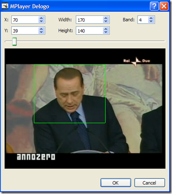 Avidemux MPlayer delogo Avidemux MPlayer delogo