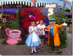 Disneyland 10K Alice and Mad Hatter
