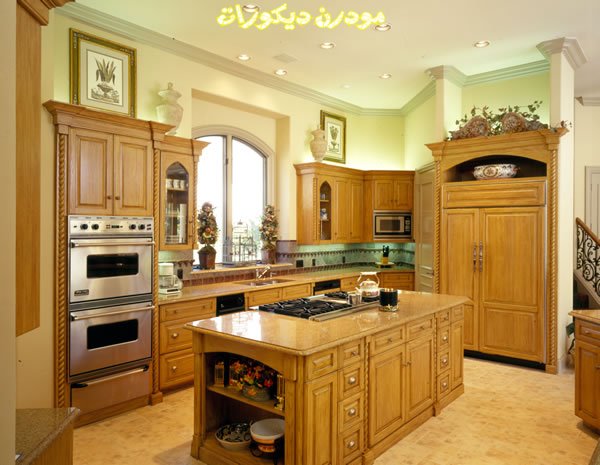 مطابخ خشبية 2013 اشكال مطابخ خشبية مودرن