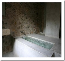 Clean Medieval Bathroom