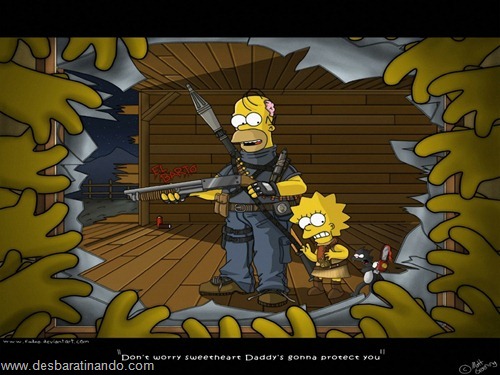 wallpapers os simpsons desbaratinando papel de parede the simpsons  (39)