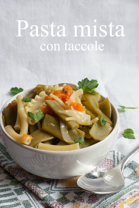 Pasta mista con taccole Pasta mista con taccole