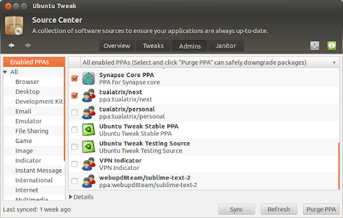 Ubuntu Tweak 0.7 