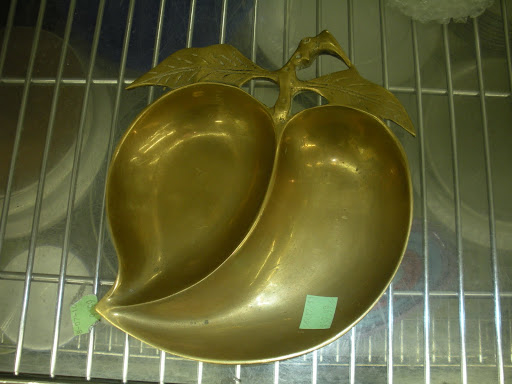 An interesting radish-shaped serving dish.