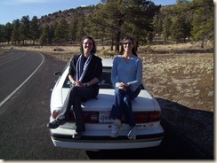 katrina and wendy sitting on betty