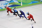 The start of the men's 500m final
