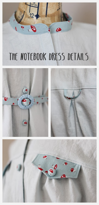 The Notebook Dress Burda Style 146 details