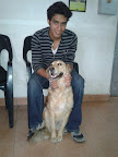 ESPONJA nos visito después de dos años de estar adoptada y después de ser un bebe ahora es un niño muyyy grande