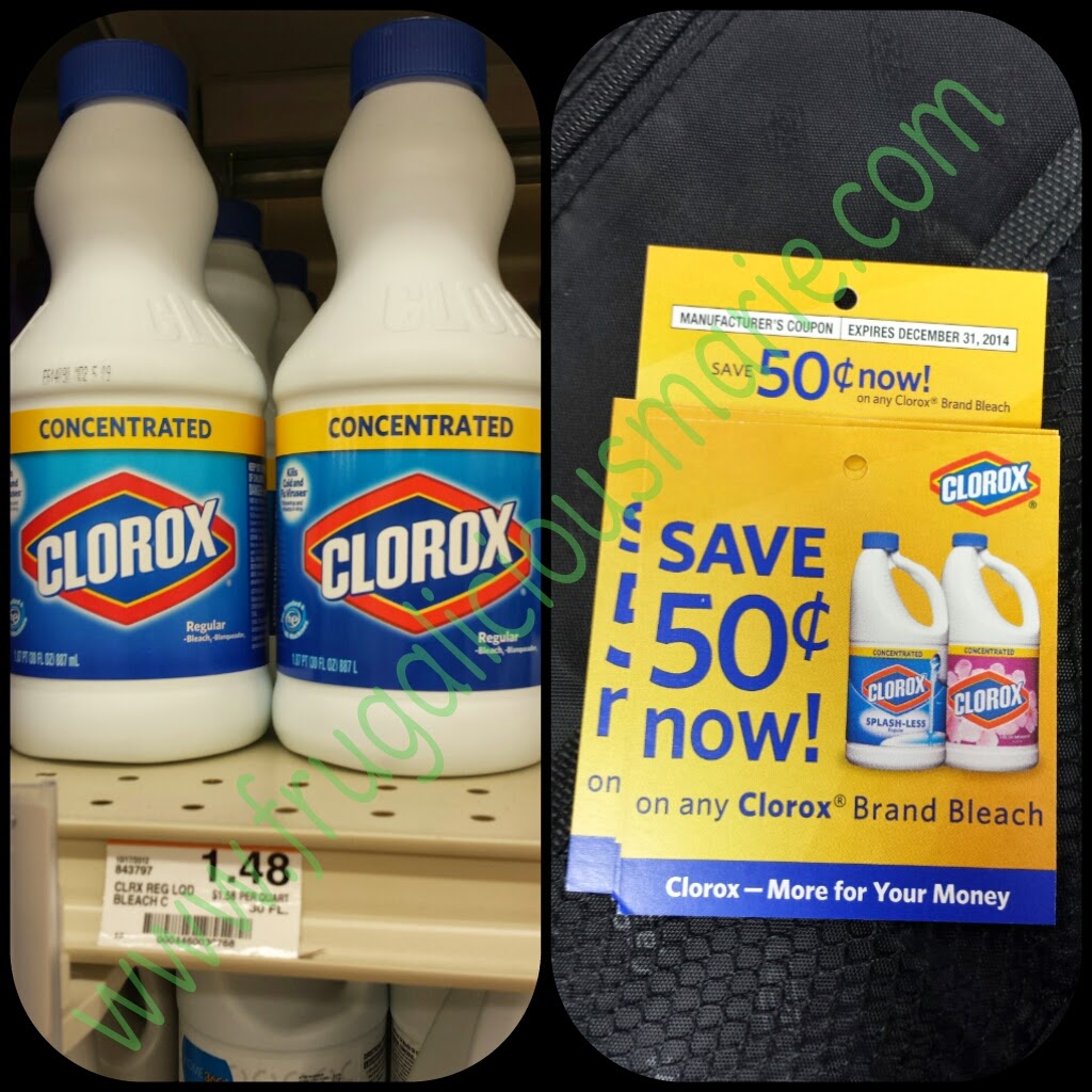 Frugalicous Marie Clorox Bleach 0.98 at Bottom Dollar!