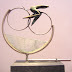 Object: 20970 - Wielrenner boven water - 32 cm - € 1200.=