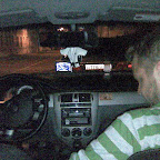 im Taxi